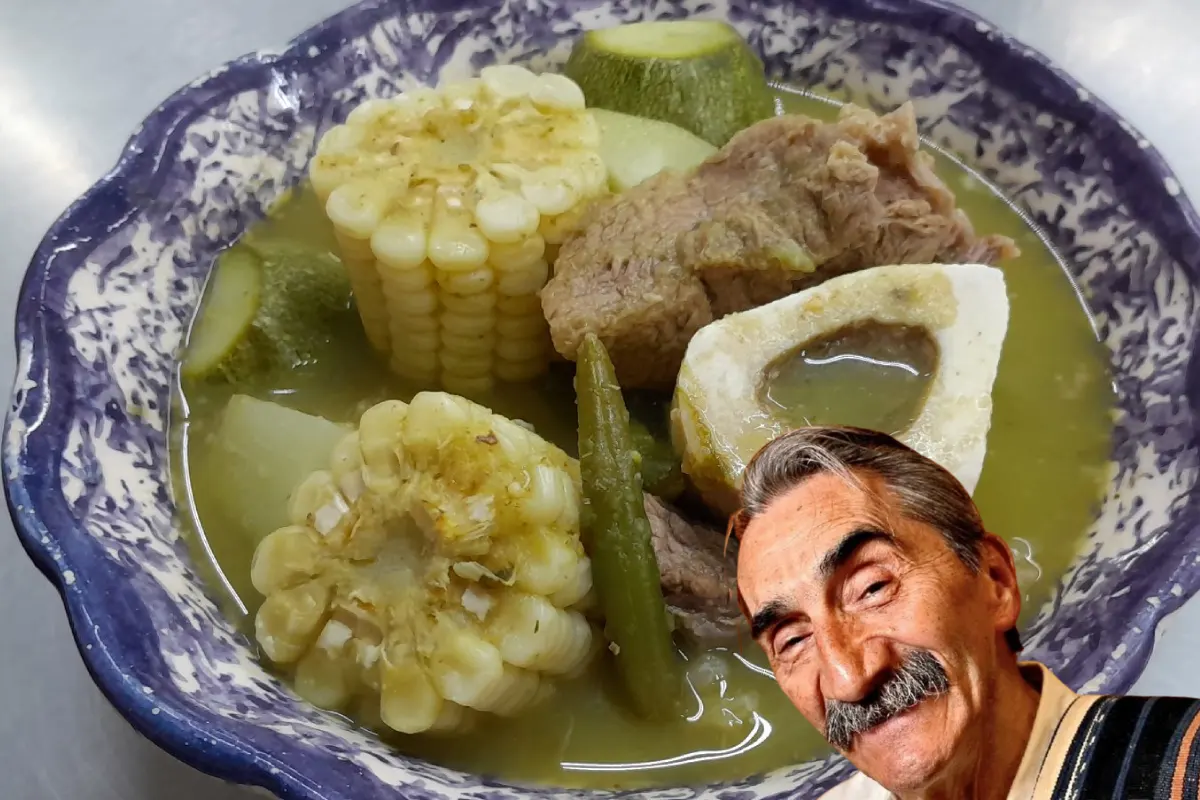 Prepara el clemole morelense con chambarete, la receta de Yuri de Gortari