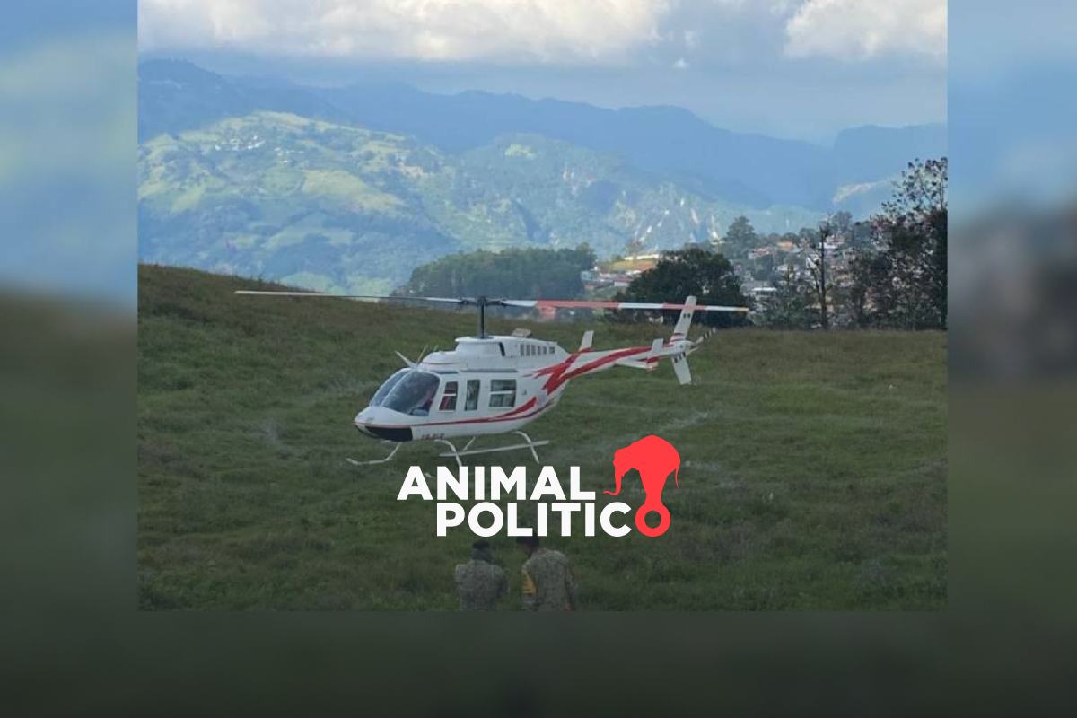 Con helicópteros, migrantes de EU evacuan Chapula, Hidalgo, que quedó inhabitable tras lluvias