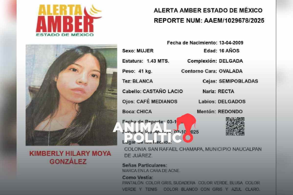 Kimberly, estudiante del CCH Naucalpan, desapareció tras salir por copias; exigen su localización