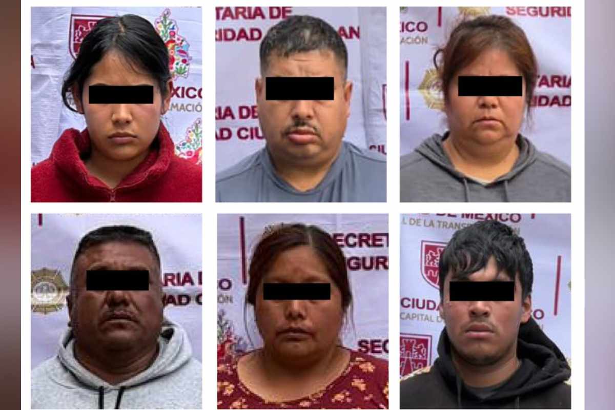 Detienen a seis presuntos integrantes de una célula delictiva por extorsión y posesión de droga