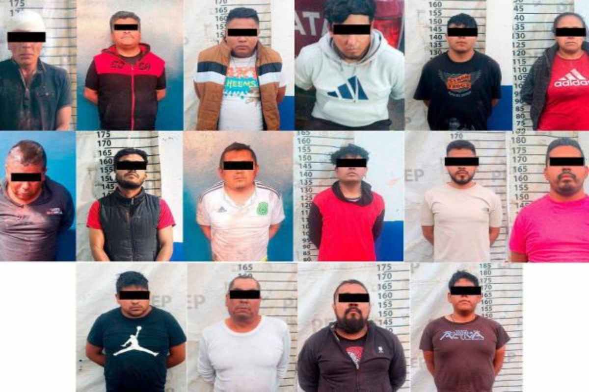 Detienen en Puebla a 16 personas presuntamente ligadas a grupo criminal que extorsiona comerciantes