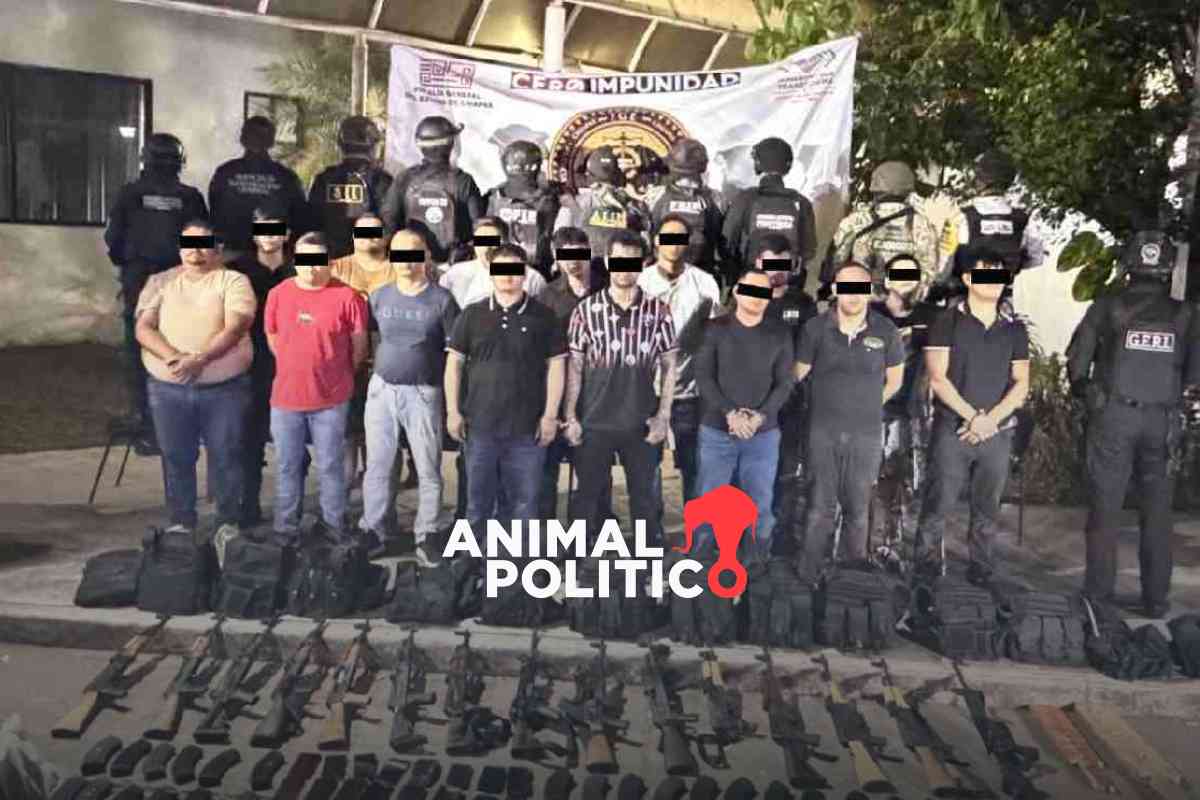 Detienen a 15 presuntos generadores de violencia en Tapachula, Chiapas; les aseguran armas y droga
