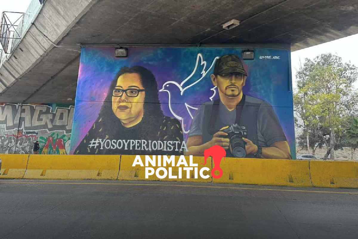 Develan mural en honor a periodistas Lourdes Maldonado y Margarito Martínez, asesinados en Tijuana