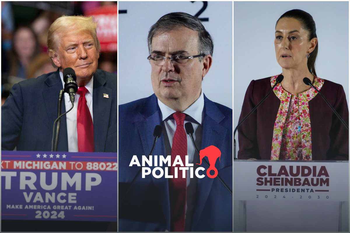  Sheinbaum y Ebrard responden supuestos insultos de Trump, pero eran dirigidos a Biden