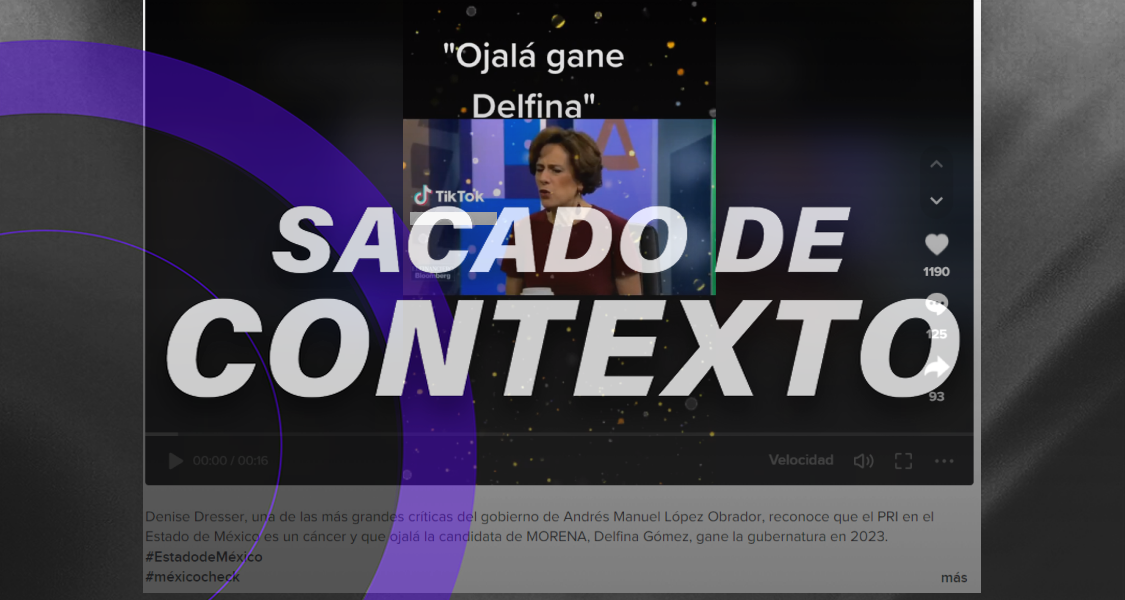 Denise Dresser sí se pronunció a favor de Delfina Gómez, pero eso fue hace 5 años
