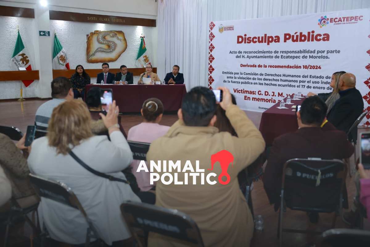 Ecatepec ofrece disculpa pública por asesinato de ciudadano en 2020 tras agresión de policías