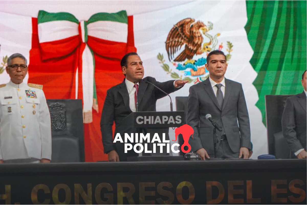 Eduardo Ramírez asume como gobernador de Chiapas; combatirá inseguridad con estrategia de Sheinbaum