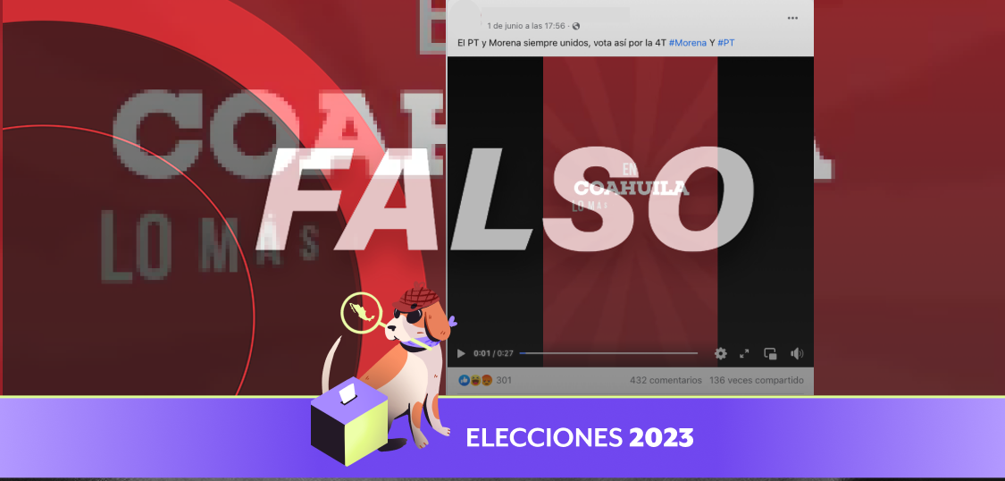 Video desinforma sobre elección en Coahuila, marcar opciones así anula el voto