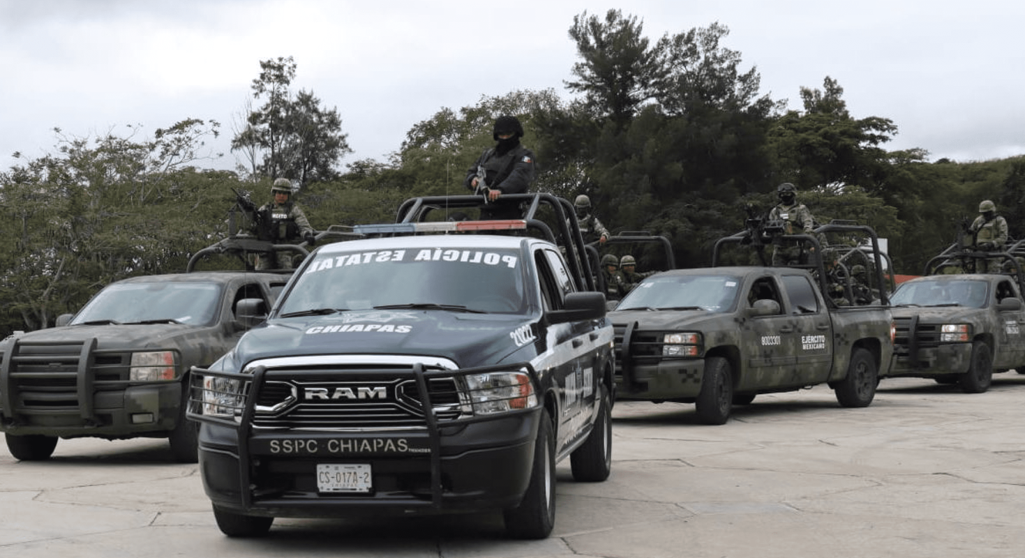 Más de mil elementos buscan a 16 empleados de seguridad secuestrados en Chiapas; hay dos detenidos