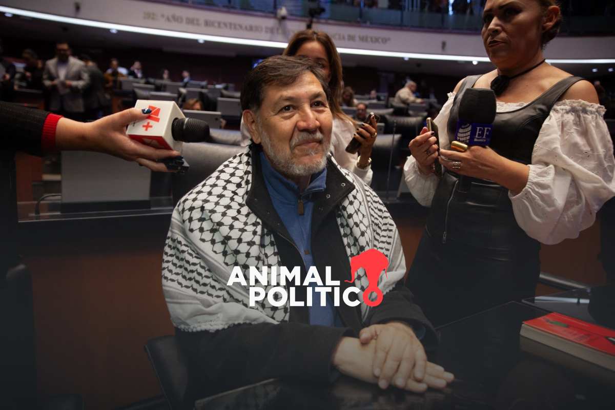 Gerardo Fernández Noroña pidió licencia en el Senado para viajar a Palestina