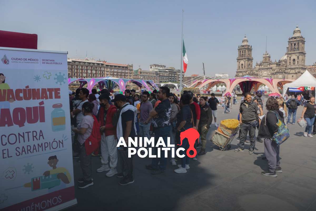 Anuncian estrategia de vacunación contra el sarampión en 11 estados con mayor concentración de casos