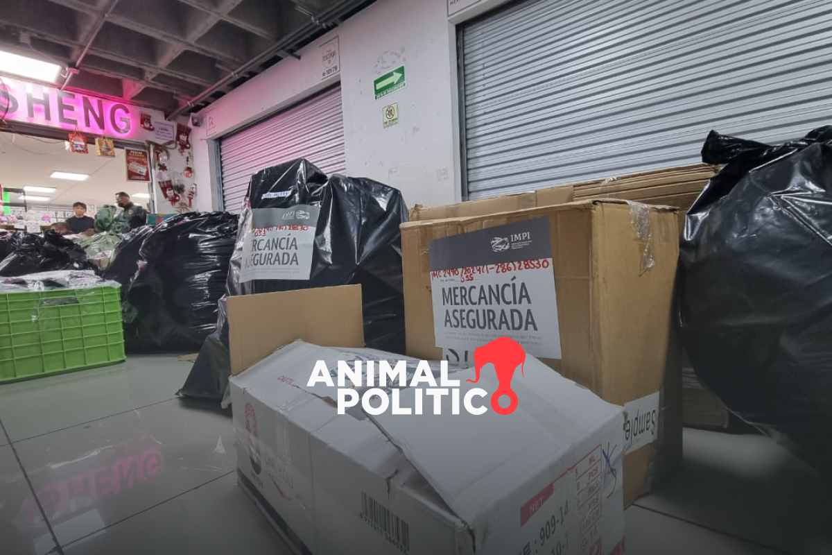 Gobierno aplicará extinción de dominio en Plaza Izazaga; van contra mercancía pirata de origen chino