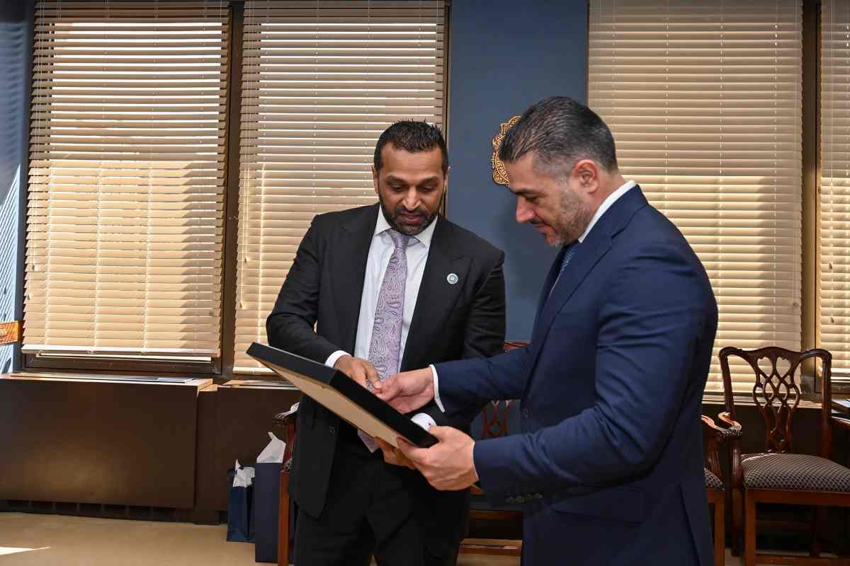 Harfuch se reúne con director de FBI: “información detuvo objetivos de lista más buscados", dice