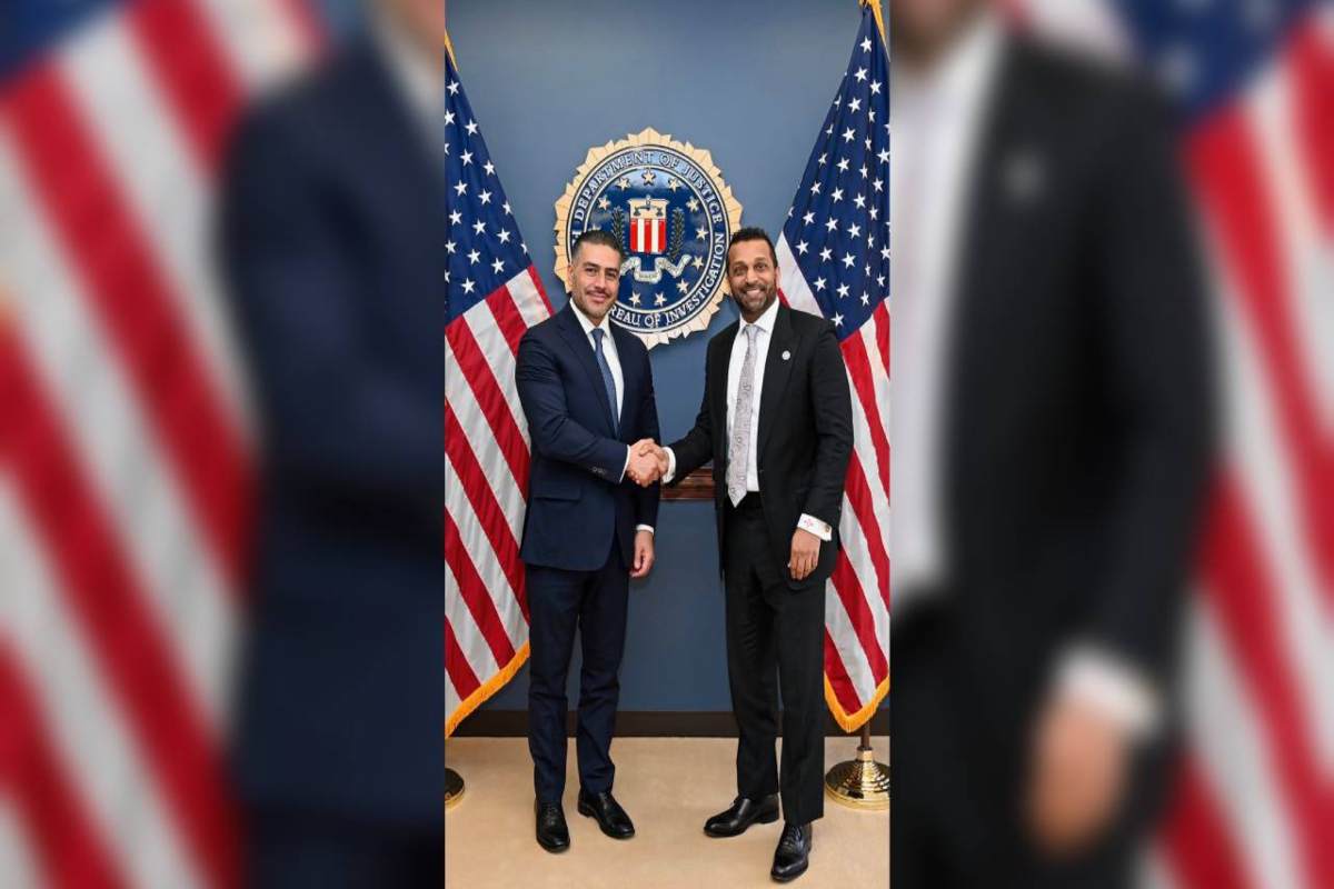 Harfuch se reúne con director de FBI: “información detuvo objetivos de lista más buscados", dice