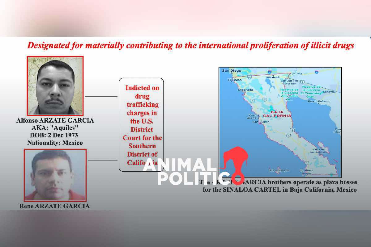 René y Alfonso Arzate: jefes de plaza en Tijuana que EU apunta como nuevos objetivos prioritarios
