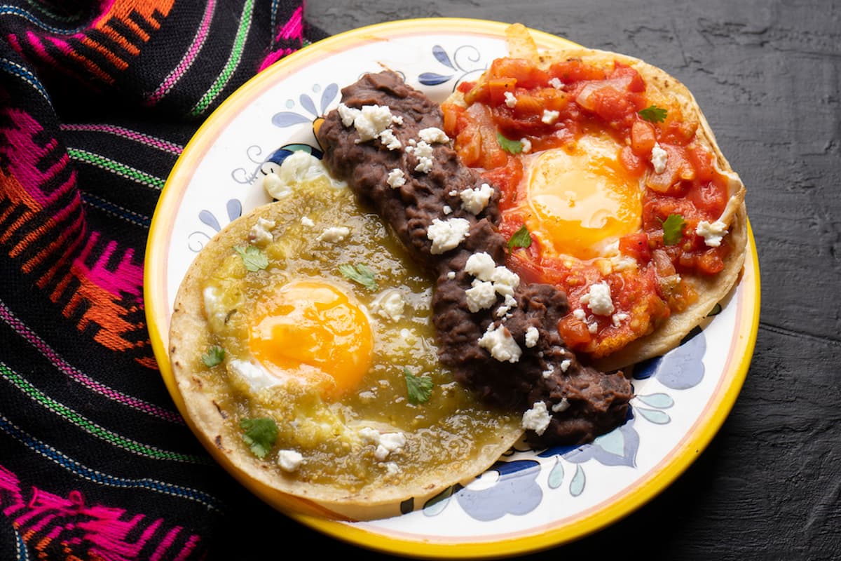 Huevos rancheros para el desayuno ¡por favor!
