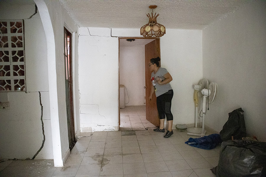 El riesgo de vivir sobre una falla geológica y sin tener a dónde ir