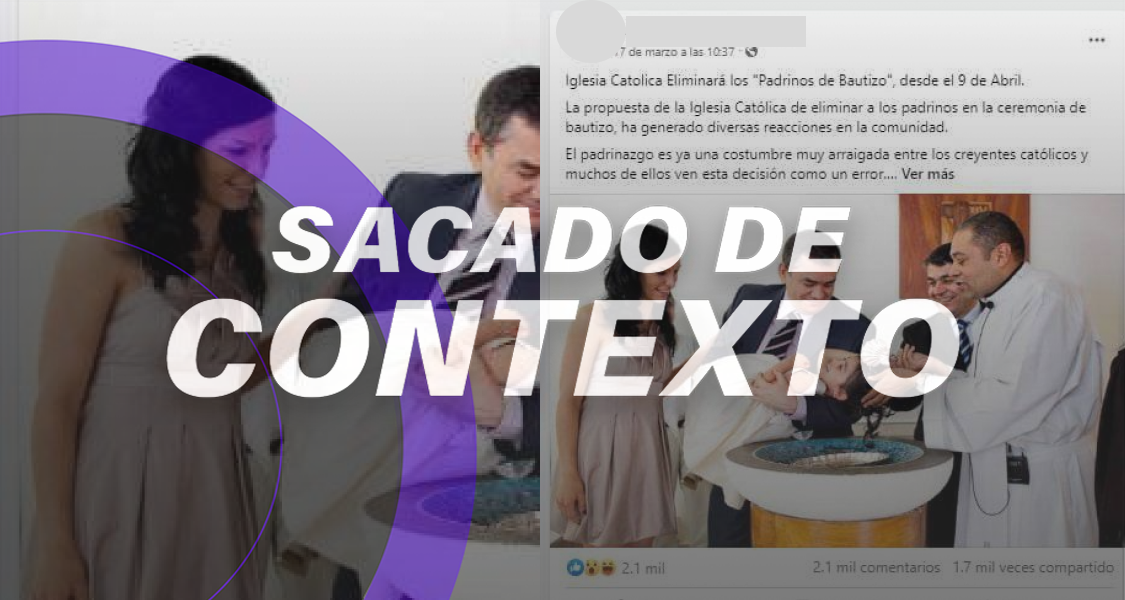 ¿La iglesia católica eliminará a los padrinos de bautizo? No en México, sólo en el sur de Italia