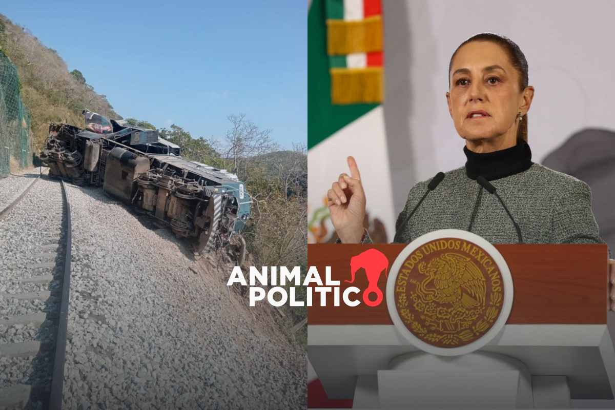 Descarrilamiento del Tren Interoceánico: revisarán caja negra; Sheinbaum ordena indagación con rigor