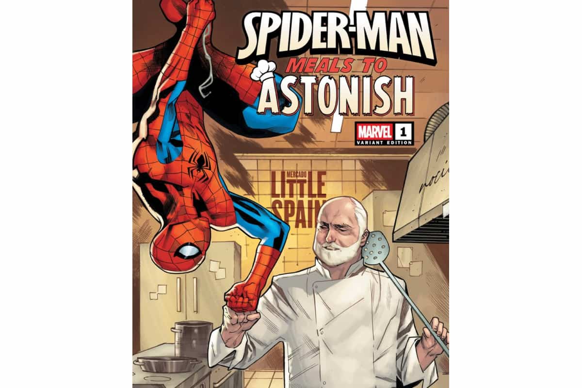 José Andrés chef en el cómic Spider Man