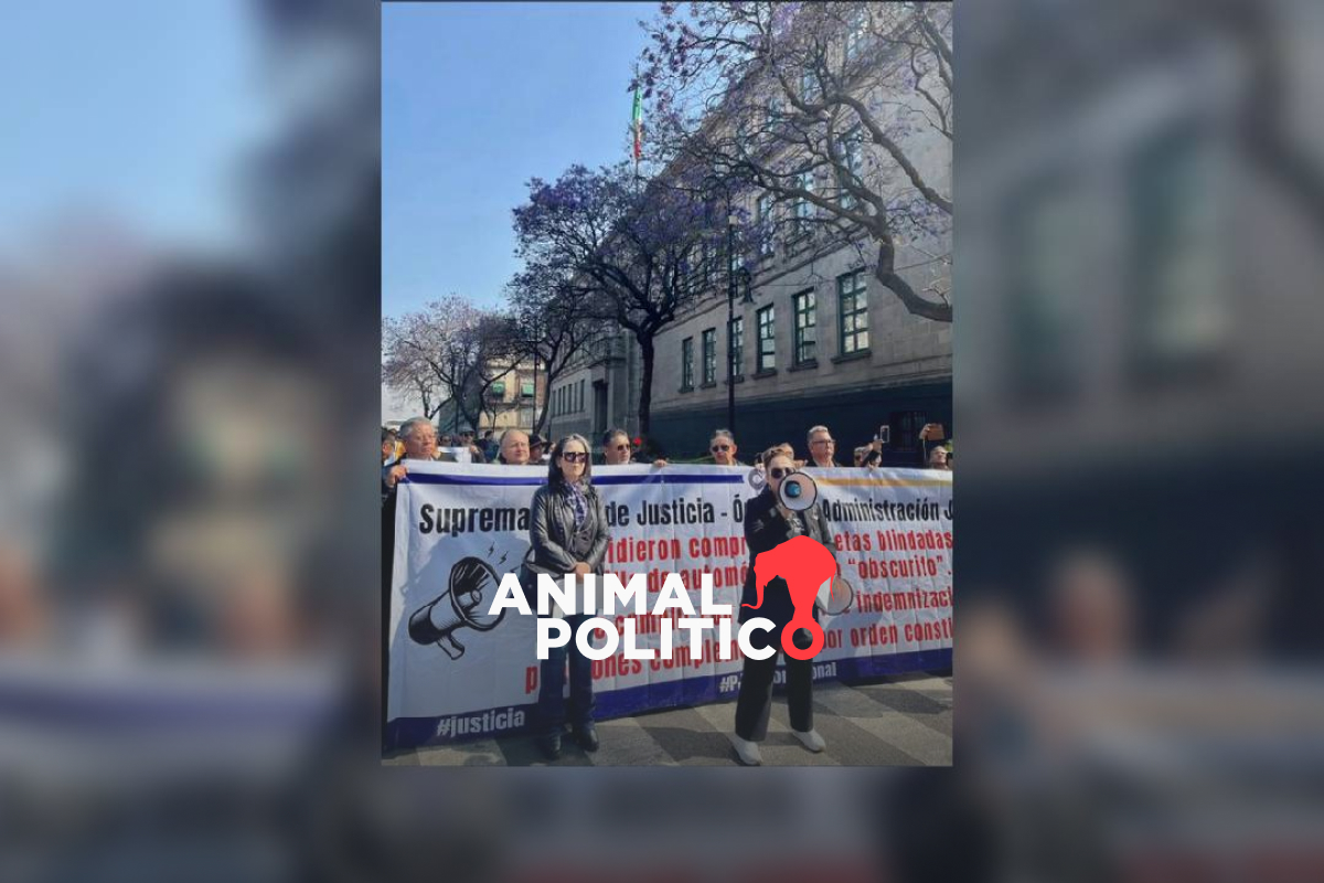 Jueces cesados por reforma judicial protestan afuera de Corte para exigir pago de indemnizaciones