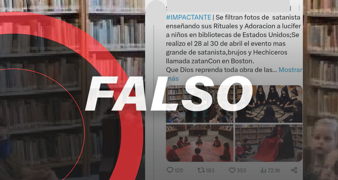 Estas imágenes de niñas y niños en rituales satánicos fueron creadas con Inteligencia Artificial