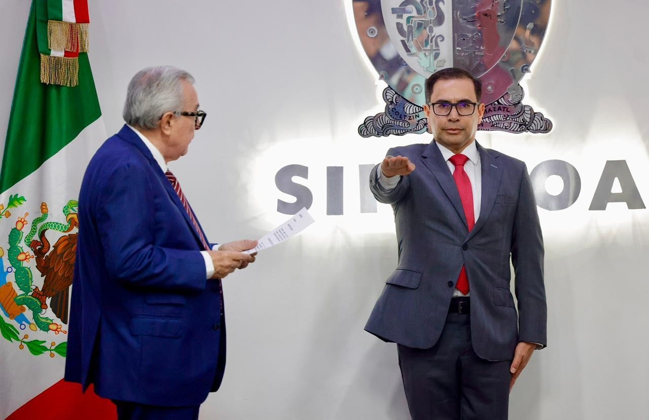 El general Sinuhé Téllez López asume como nuevo secretario de Seguridad de Sinaloa