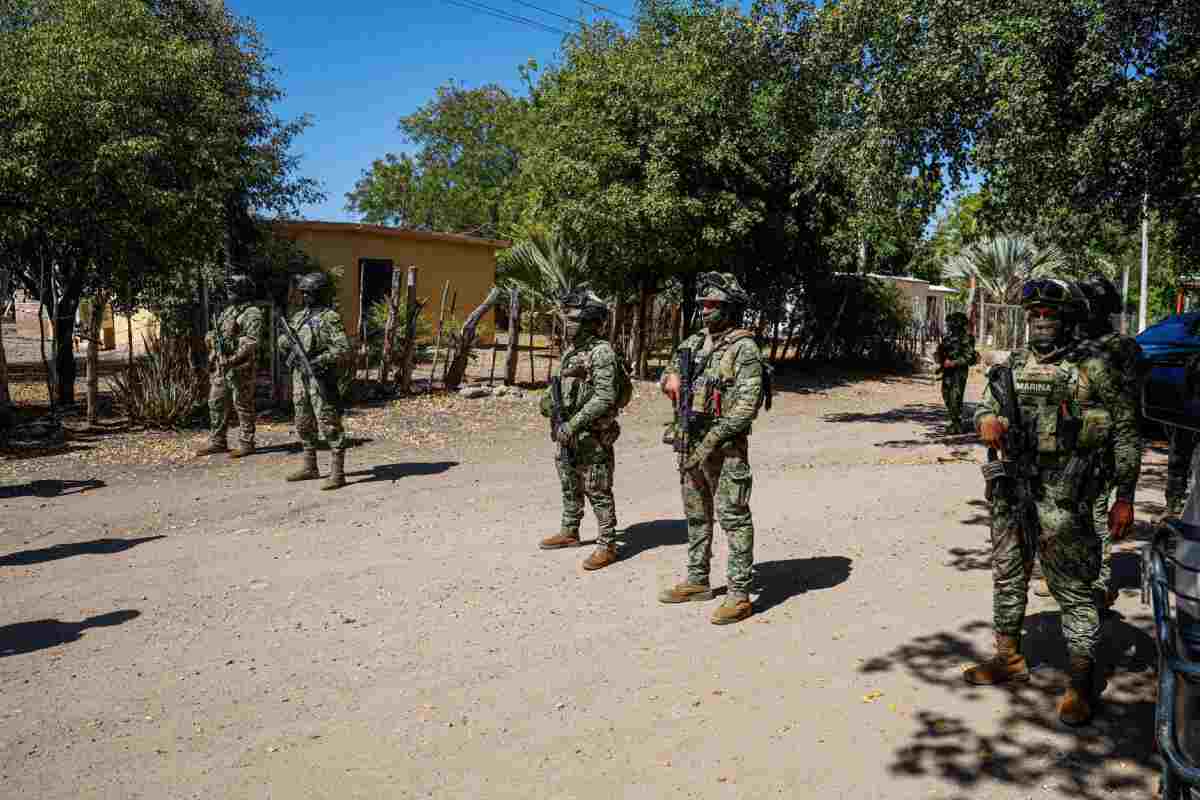 Operativo en El Salado Sinaloa