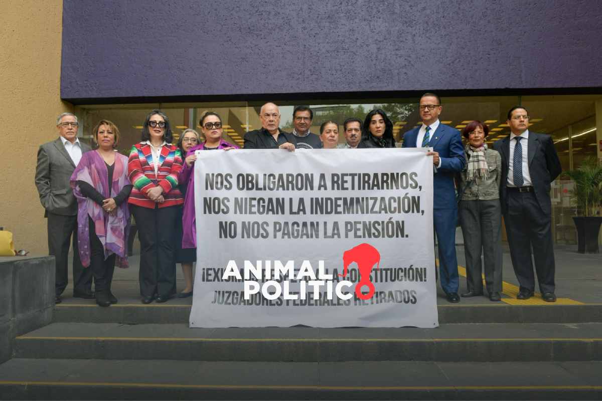 Juzgadores en retiro convocan a nueva manifestación para exigir pago inmediato de indemnizaciones