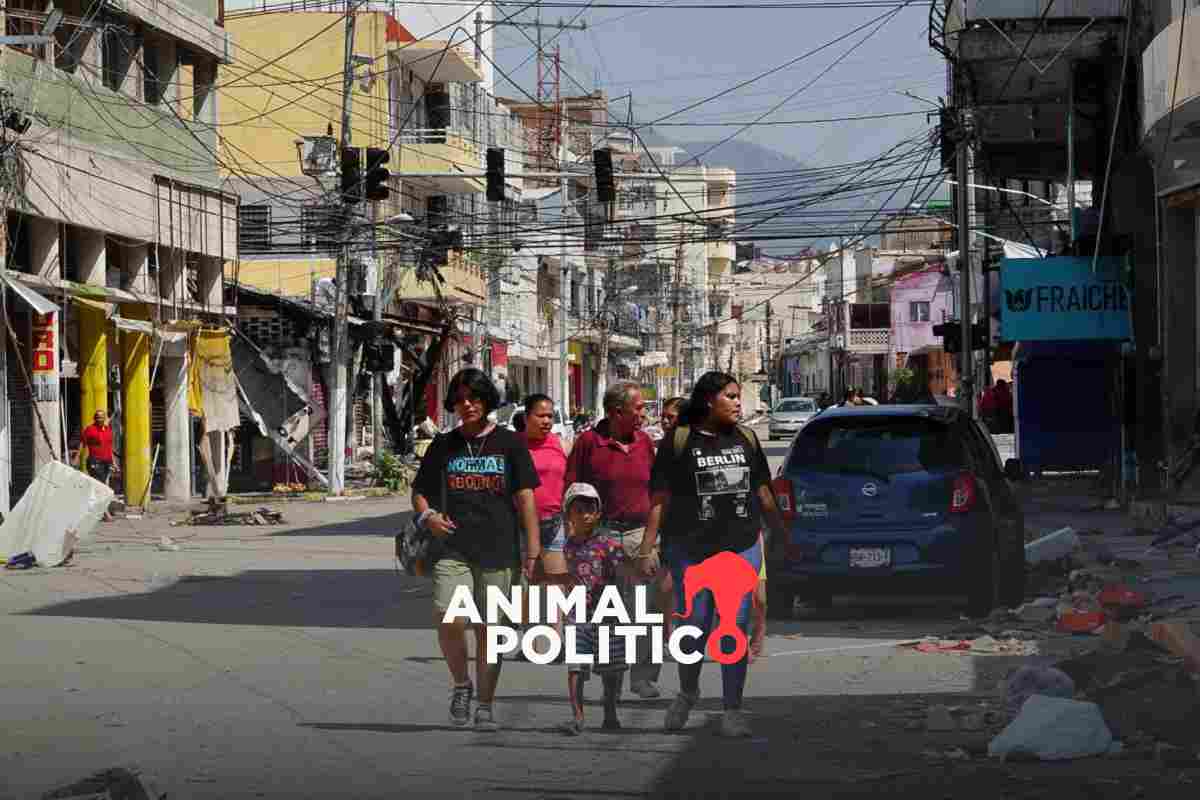 "Ahora sí vamos a comer", familias de Acapulco inician éxodo en Guerrero tras daños por Otis