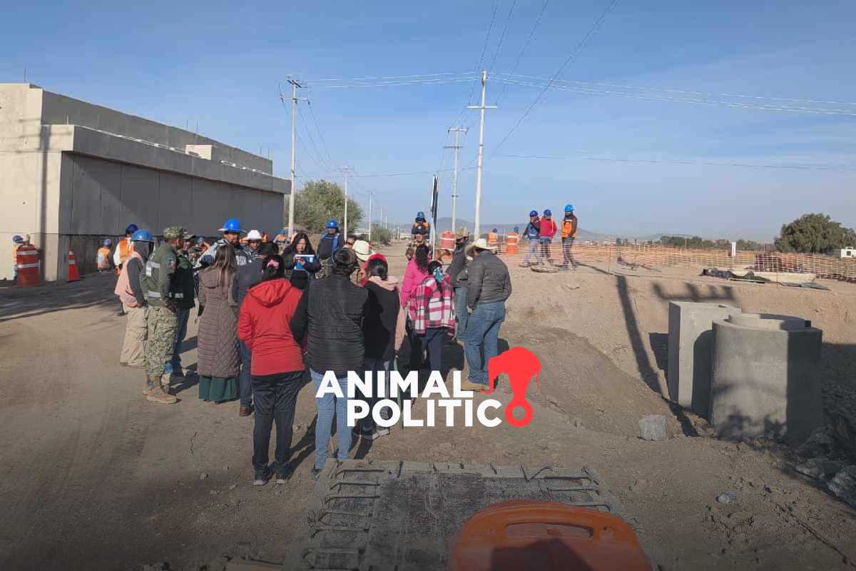 En Palma Gorda, Hidalgo, denuncian enfermedades y pérdidas económicas por obras de tren AIFA-Pachuca
