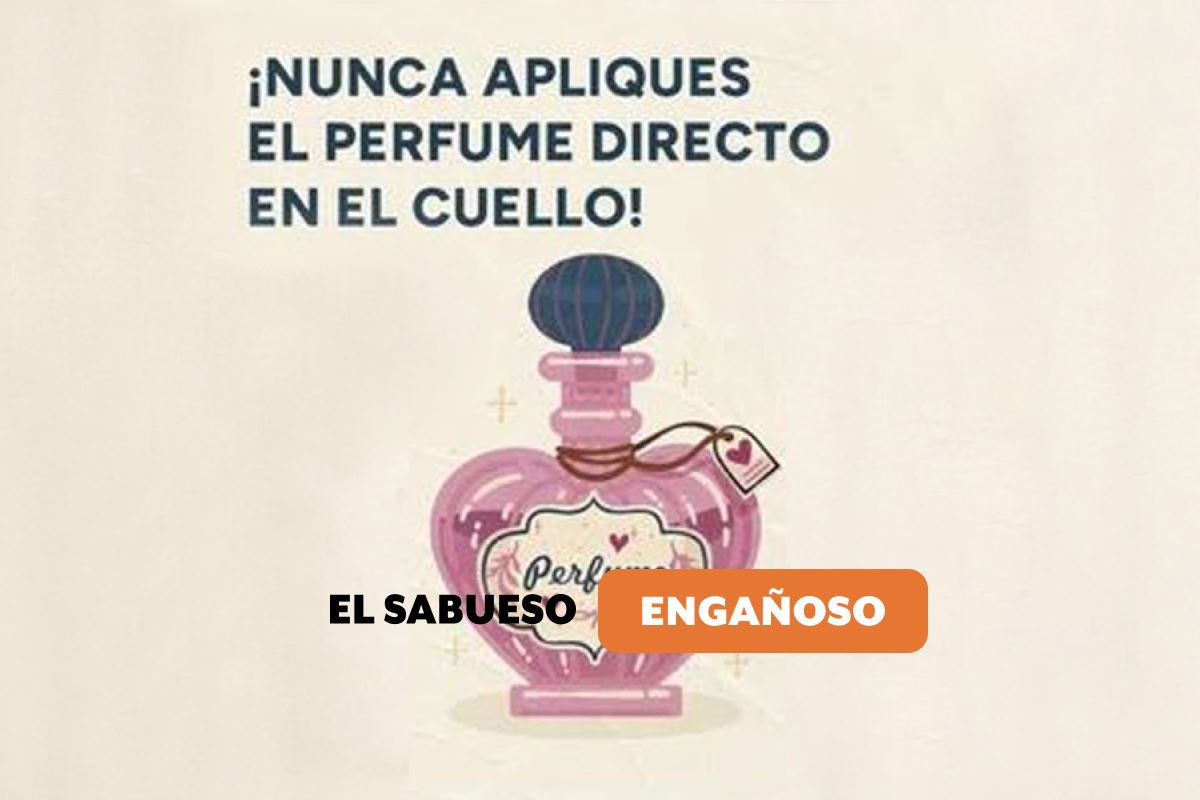La Secretaría de Salud de la CDMX desinforma sobre afectaciones a la salud por el uso de perfume