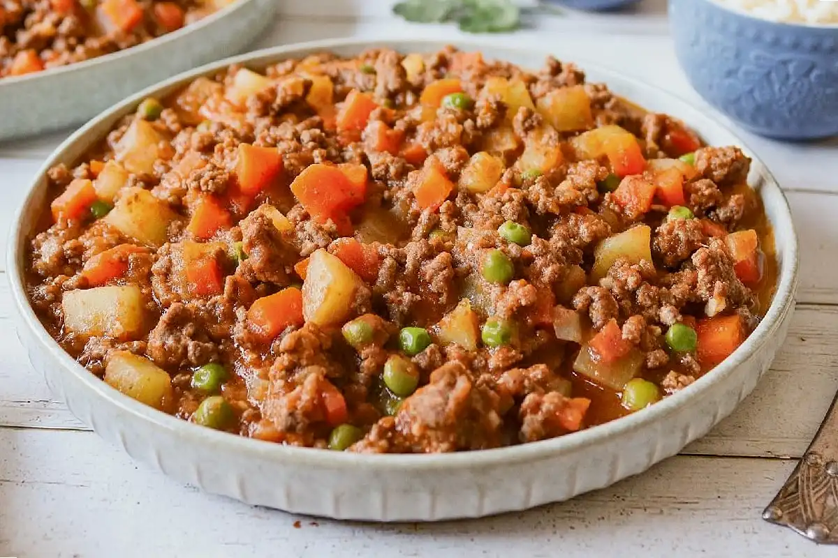 Cómo hacer picadillo de carne molida con papas y zanahoria