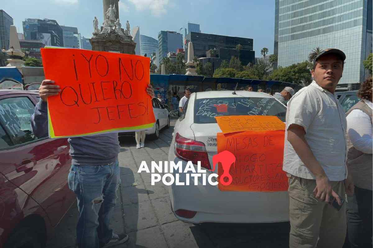 "Nos han dejado olvidados": choferes de Uber y DiDi exigen ser tomados en cuenta en reforma laboral
