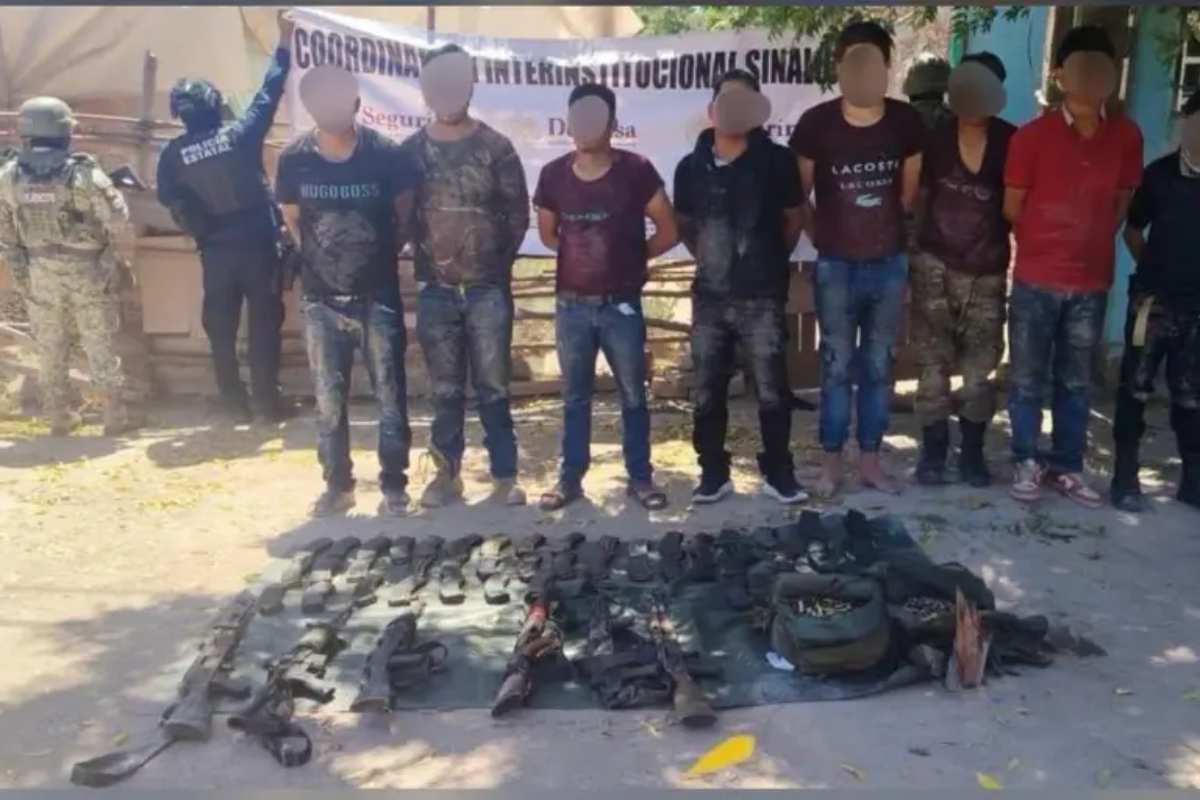 Rescatan en Escuinapa, Sinaloa, a menor privado de la libertad; detienen a 8 personas