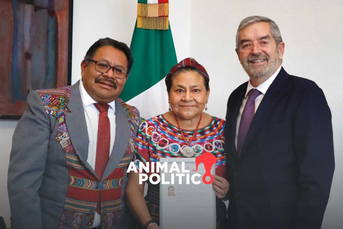 Rigoberta Menchú, premio Nobel de la Paz, obtiene la nacionalidad mexicana