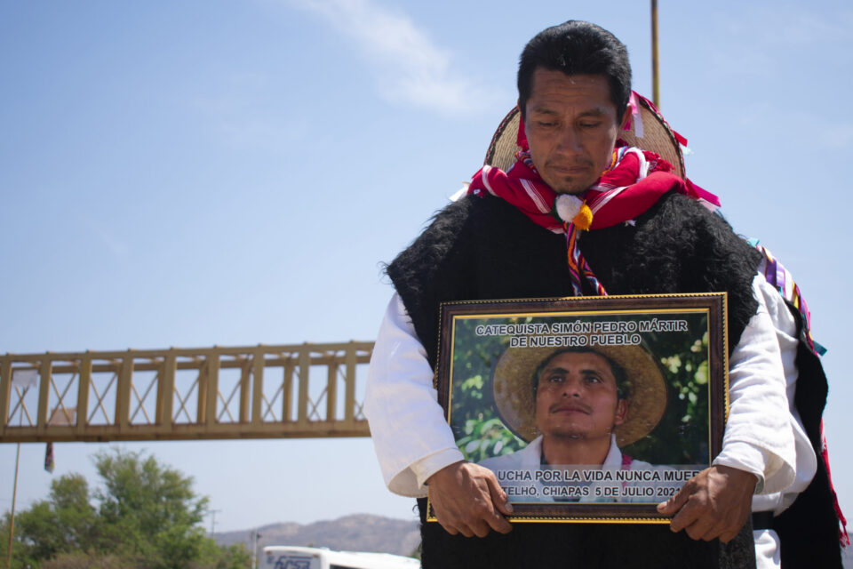 Chiapas: dictan 25 años de cárcel al asesino del activista Simón Pedro Pérez