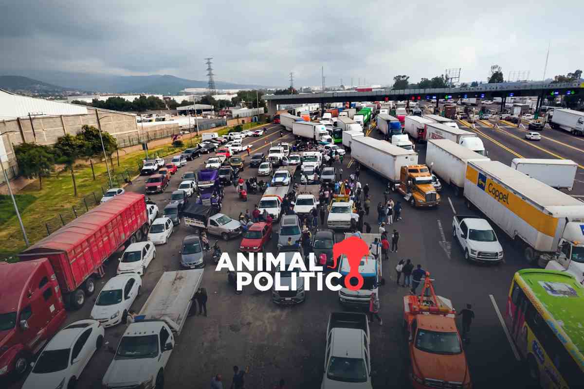 Transportistas retiran bloqueos en accesos a CDMX tras más de 5 hrs; exigen localizar a coordinador