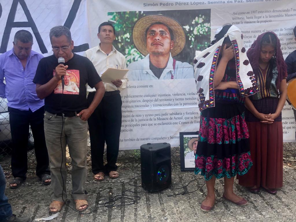 Chiapas: juicio contra presunto asesino de Simón Pedro Pérez se suspende