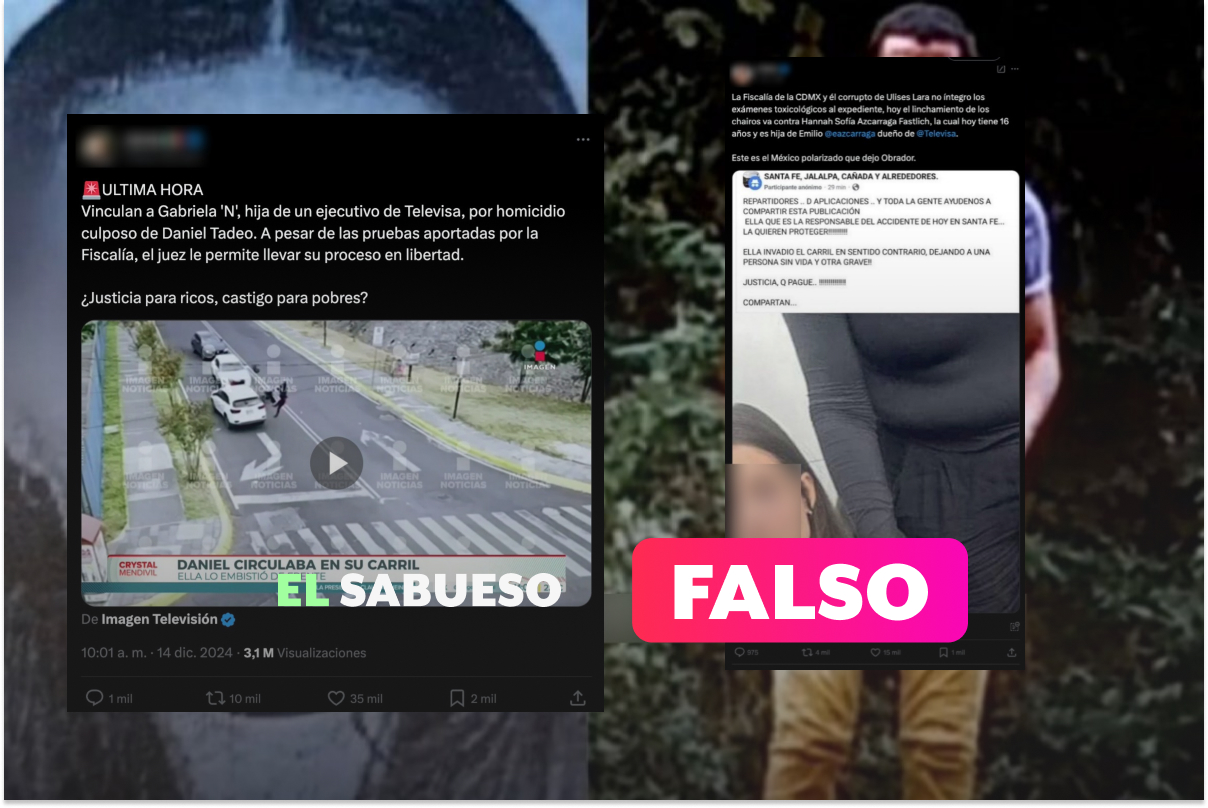 La hija de Emilio Azcárraga no atropelló a un hombre en Santa Fe, la información es falsa