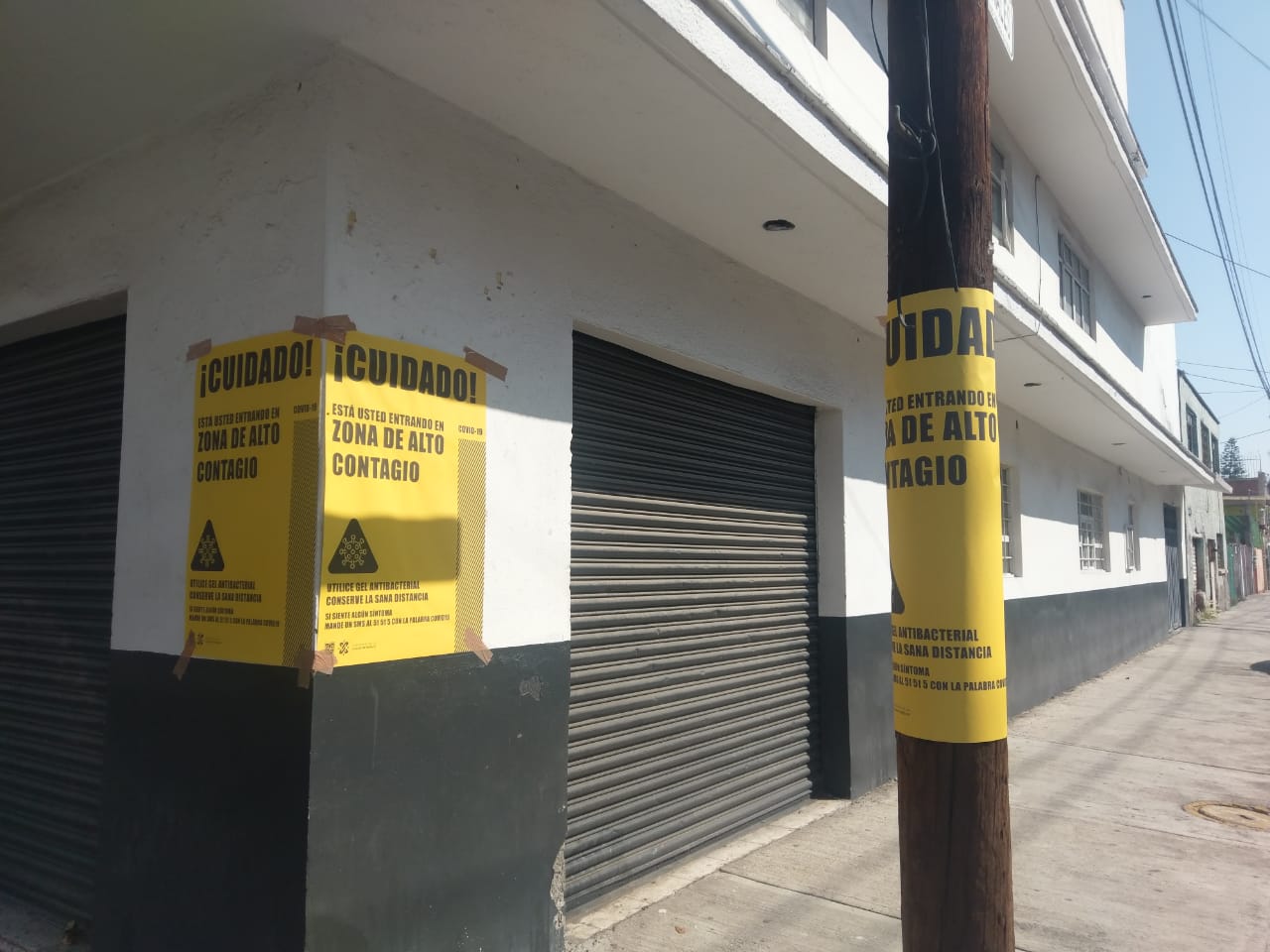 ¿Zona de alto contagio? Esto significan los nuevos letreros que se ven en CDMX