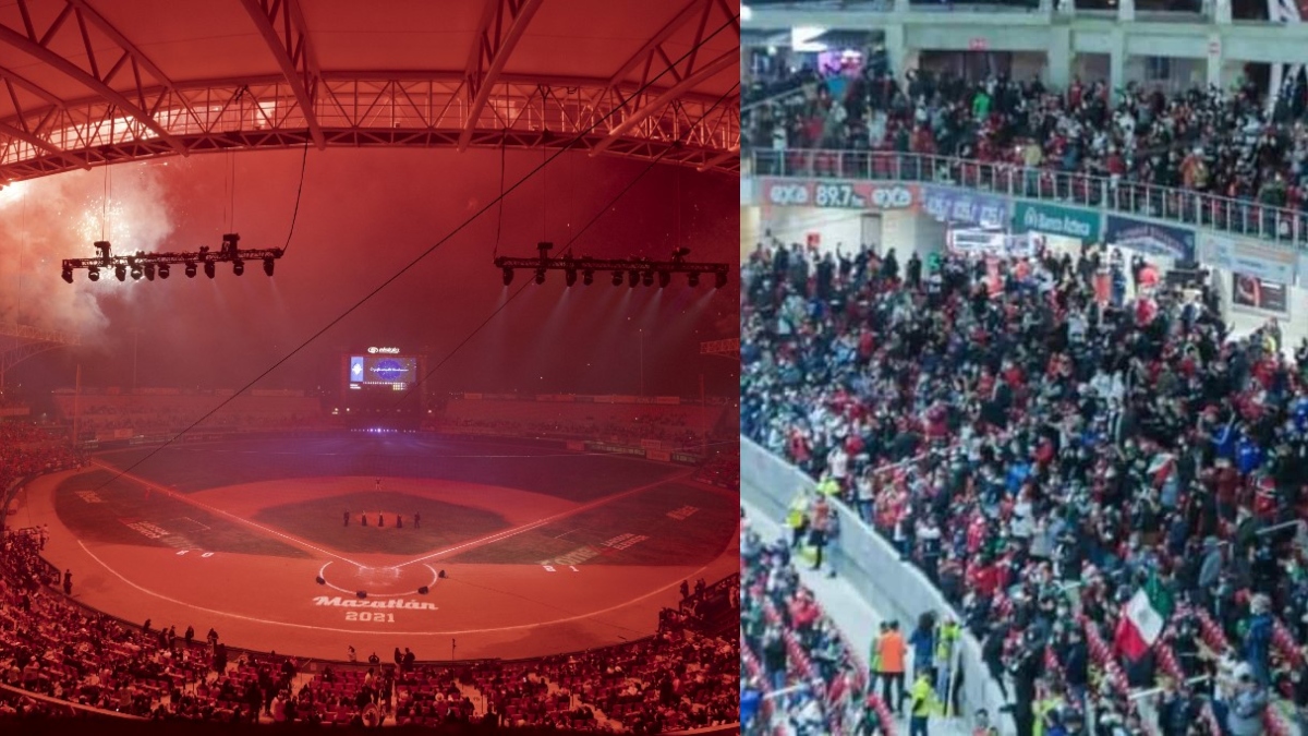 Sin sana distancia y con estadio lleno: *Así se vivió la inauguración de la Serie del Caribe 2021*