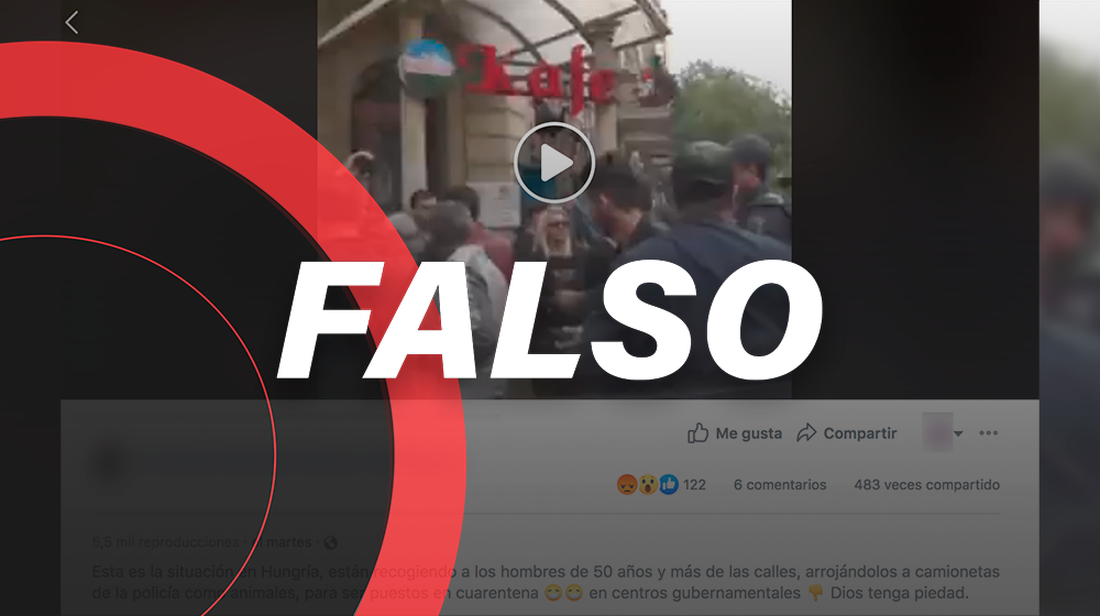 Falso que en Hungría arresten a hombres mayores de 50 años por coronavirus