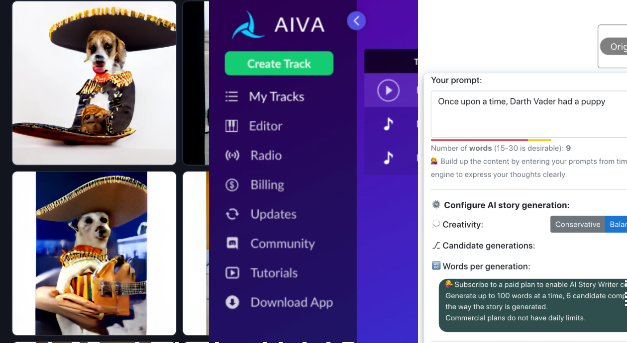 5 apps con Inteligencia Artificial para editar fotos, escribir y hacer música