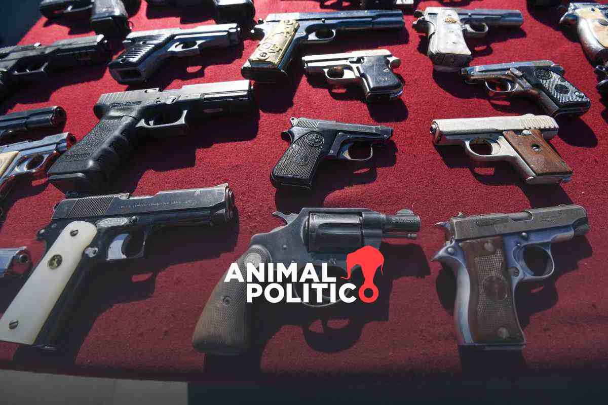 El 82% de las armas traficadas desde EU a México llegan a entidades con presencia de cárteles