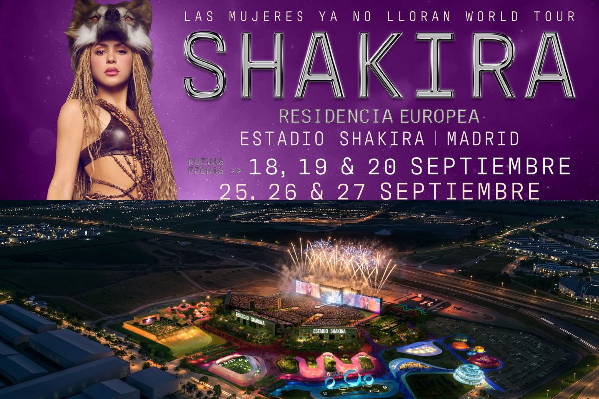 Así será el "Estadio Shakira" en Madrid ¿Cuándo y en dónde serán los conciertos?