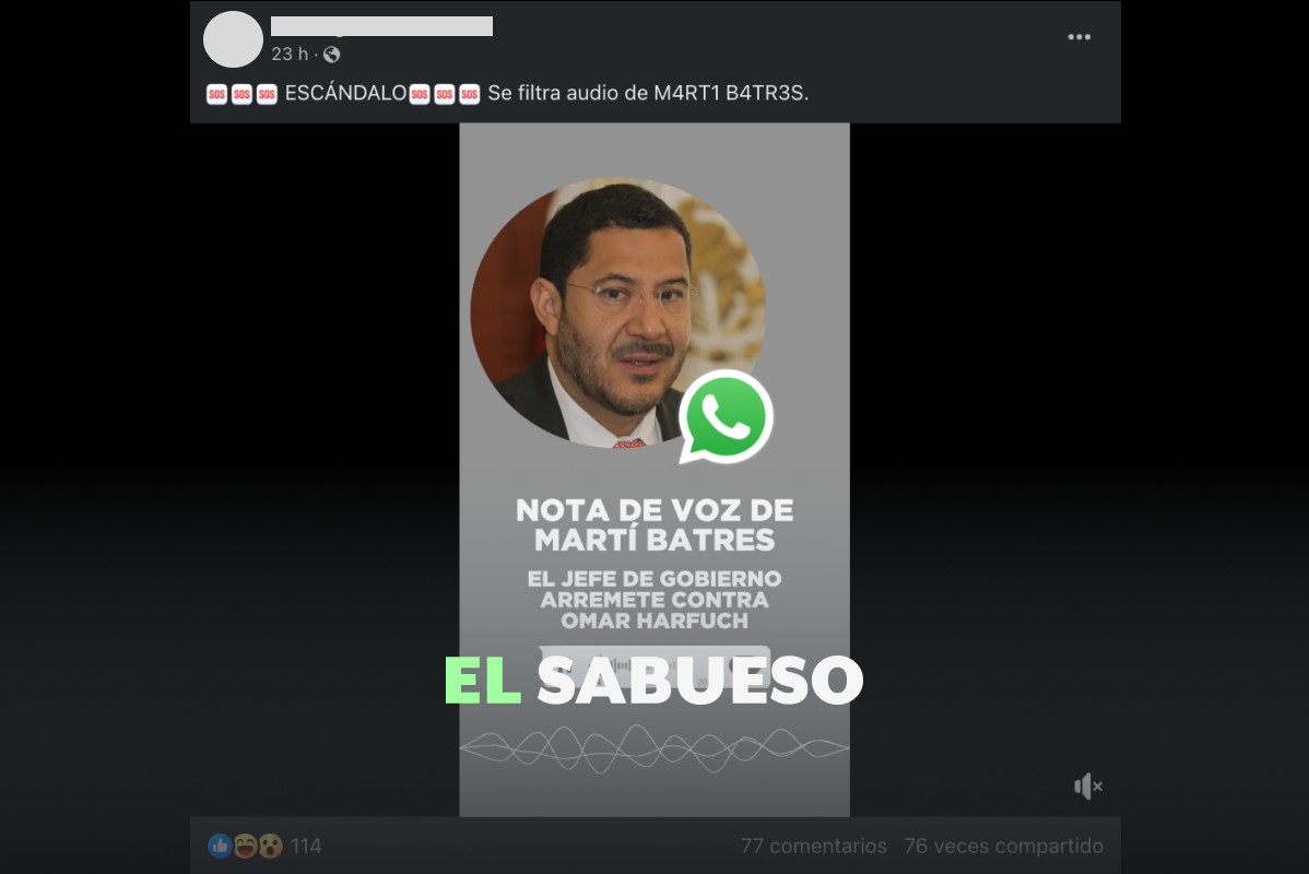 No son concluyentes pruebas para detectar IA en audio que atribuyen a Batres