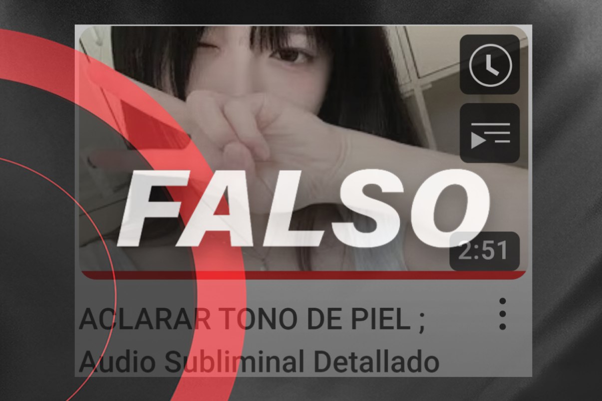 Falso que escuchar audios subliminales ayuden a cambiar el tono de la piel
