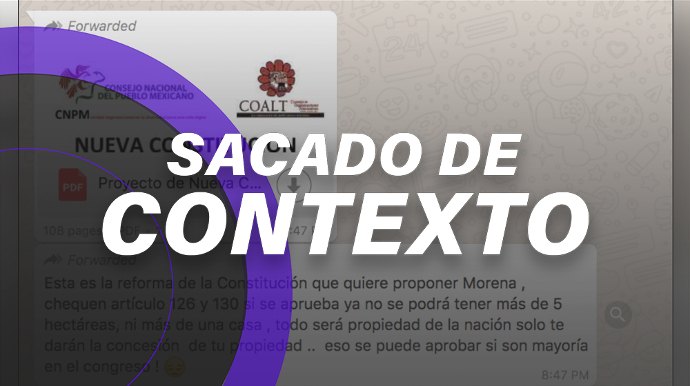 Morena no propuso una Nueva Constitución Mexicana