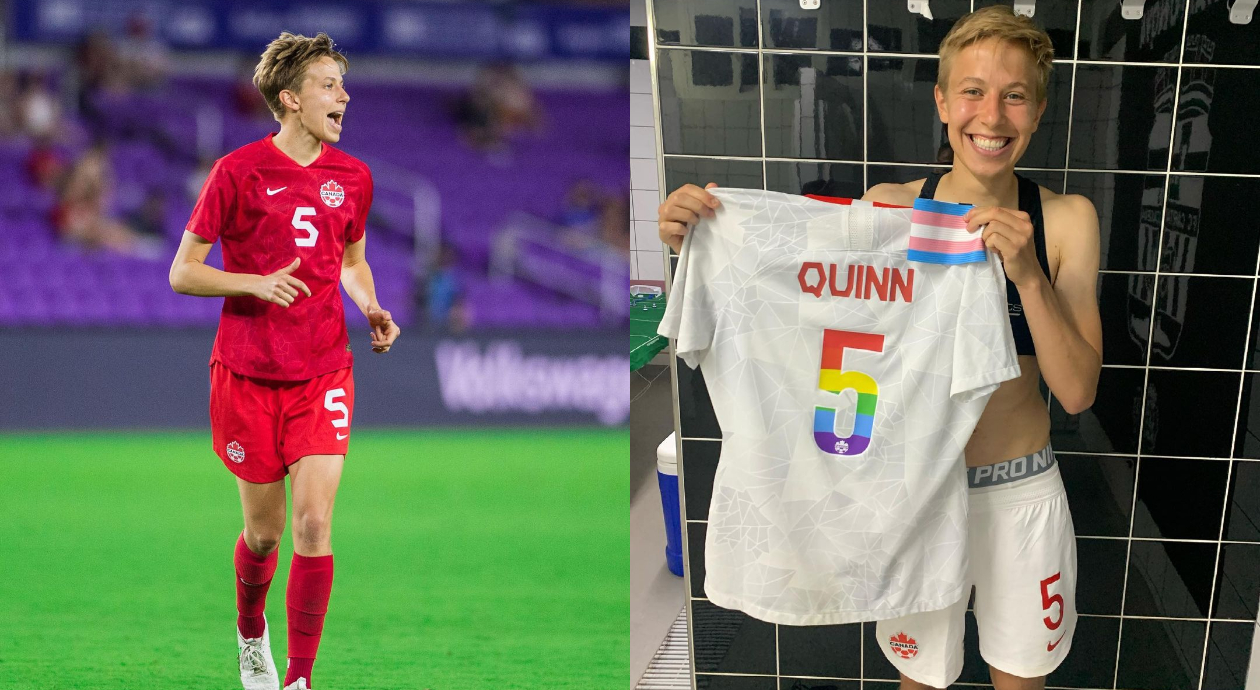 *Quinn, le futbolista canadiense* será la primera persona trans en ganar una medalla olímpica